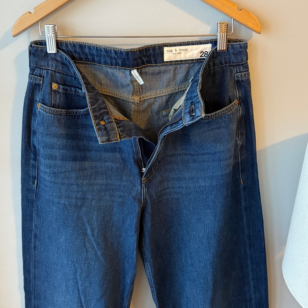 Rag & Bone The Logan Annalise Mid Rise Wide Leg Denim Jean NWT - Picture 15 of 15